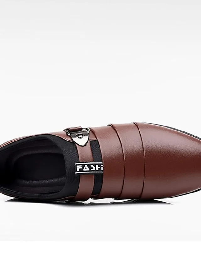 2022 New Leather Shoes Men's Business Formal Shoes Men's Shoes Large Size Pointed Toe Casual Shoes