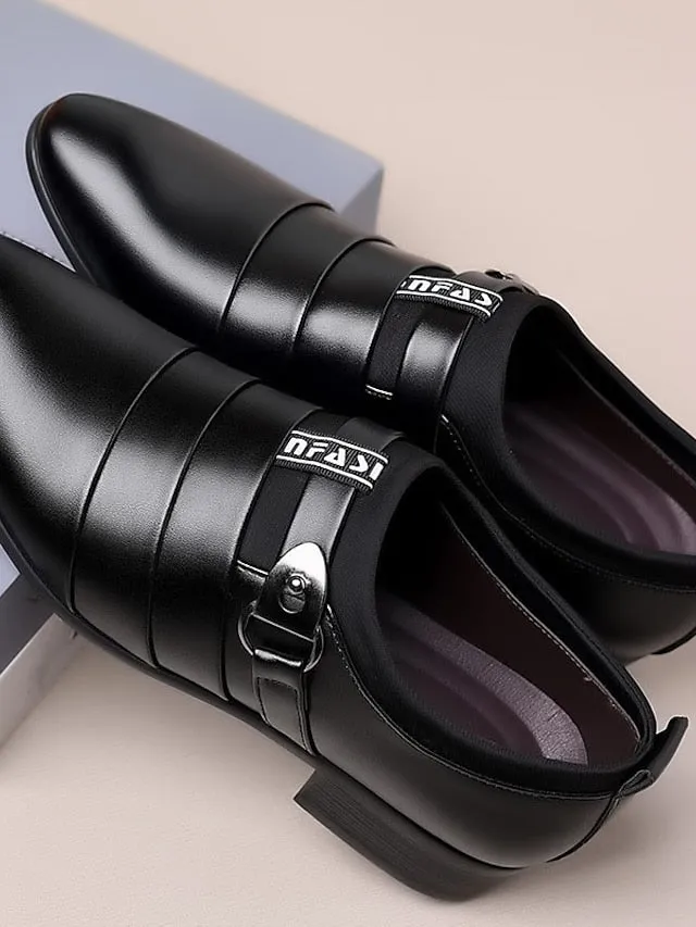 2022 New Leather Shoes Men's Business Formal Shoes Men's Shoes Large Size Pointed Toe Casual Shoes