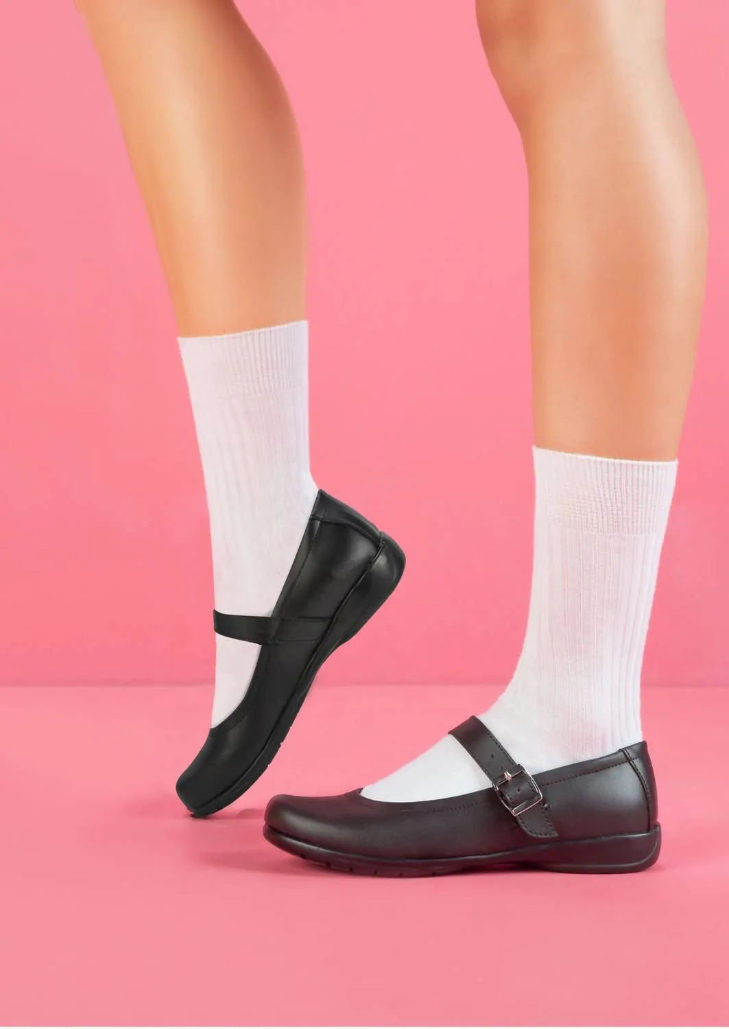 Andrea - Women's Leather Mary Jane Shoes