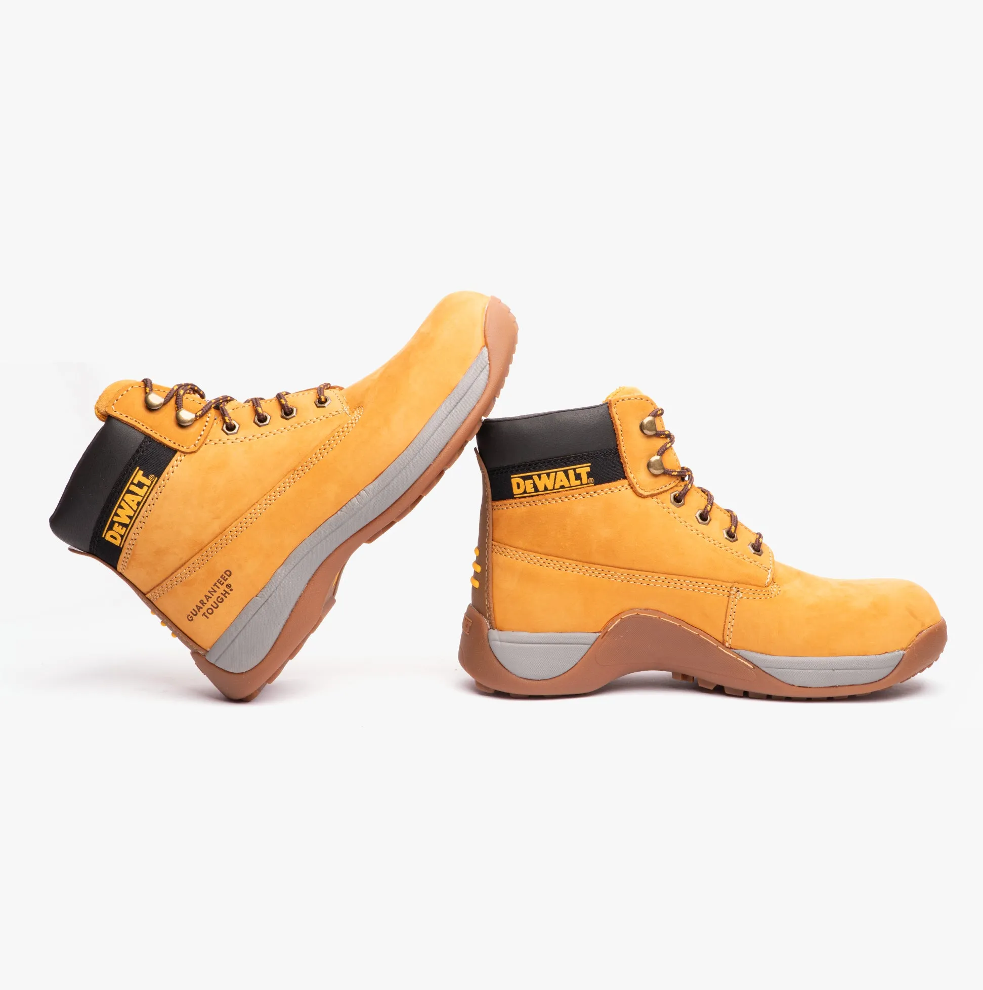 APPRENTICE Mens Hiker Style Industrial Safety Boots Honey