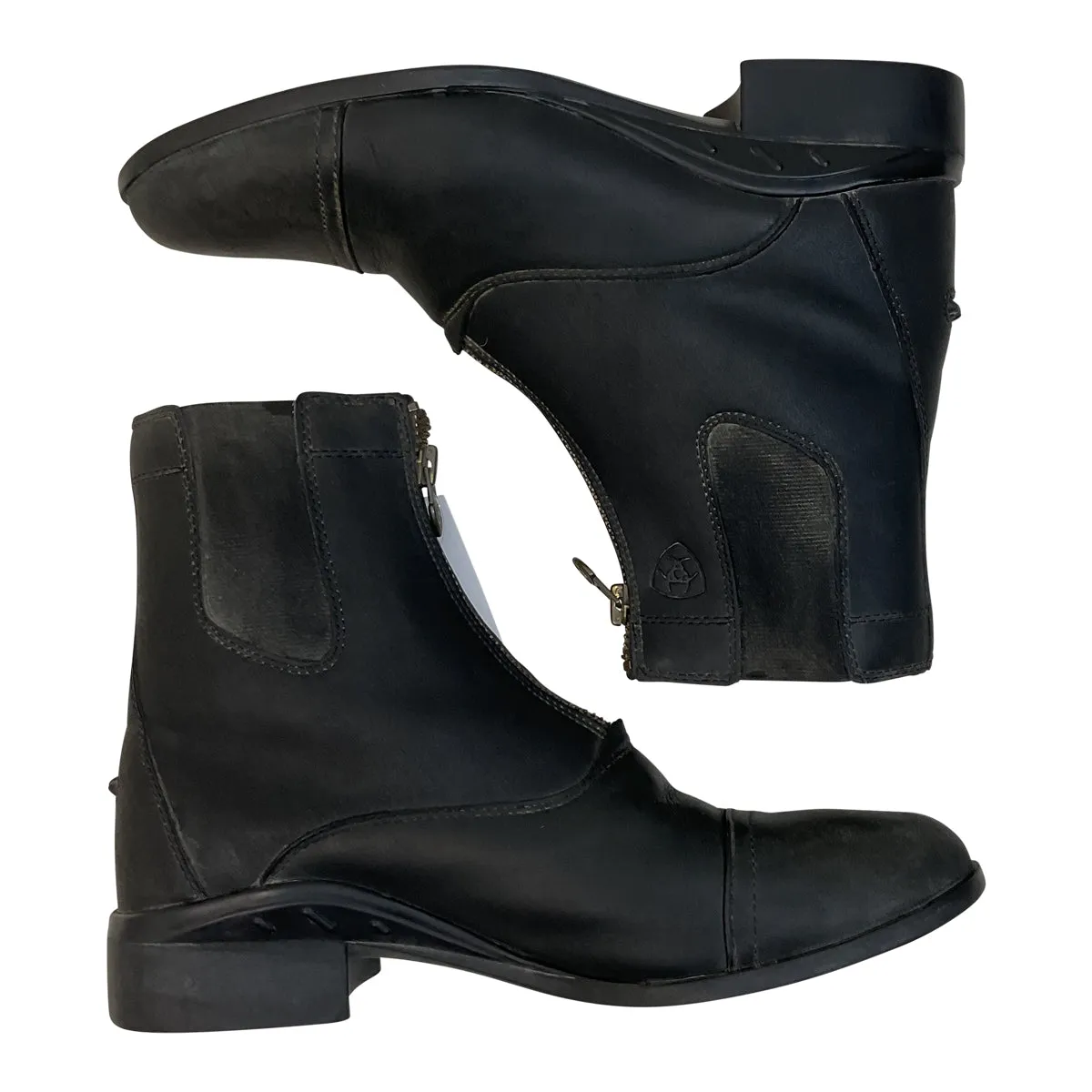 Ariat 'Scout Zip' Paddock Boots in Black - Women's 10.5