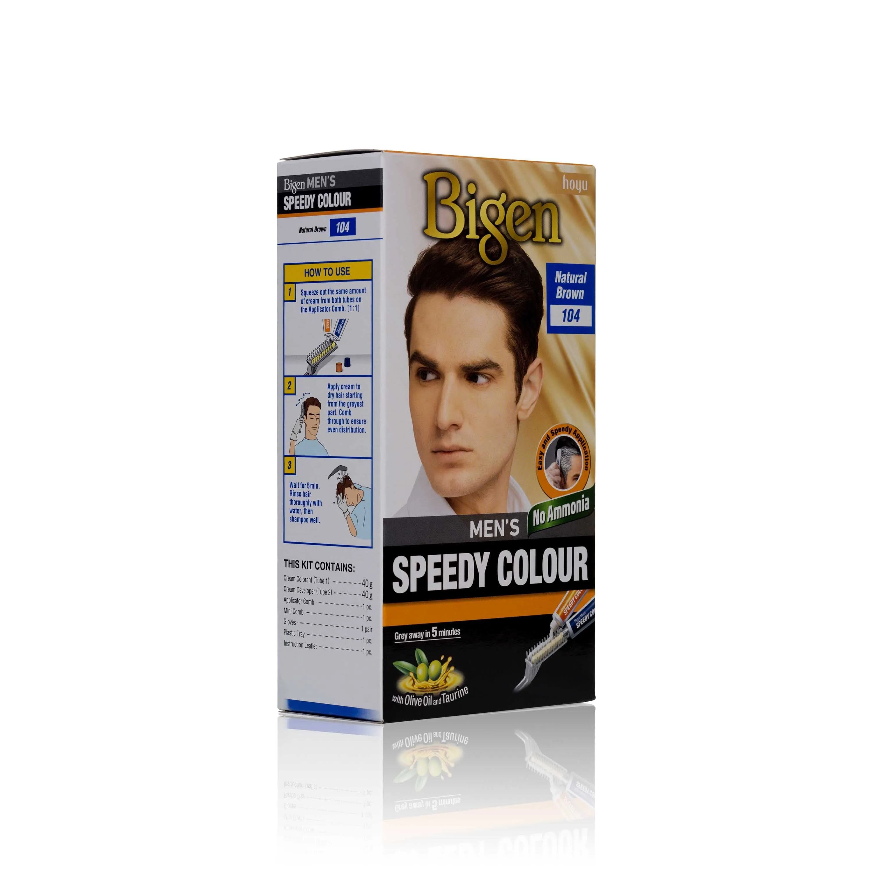 Bigen Men’s Speedy Colour - 104 - Natural Brown
