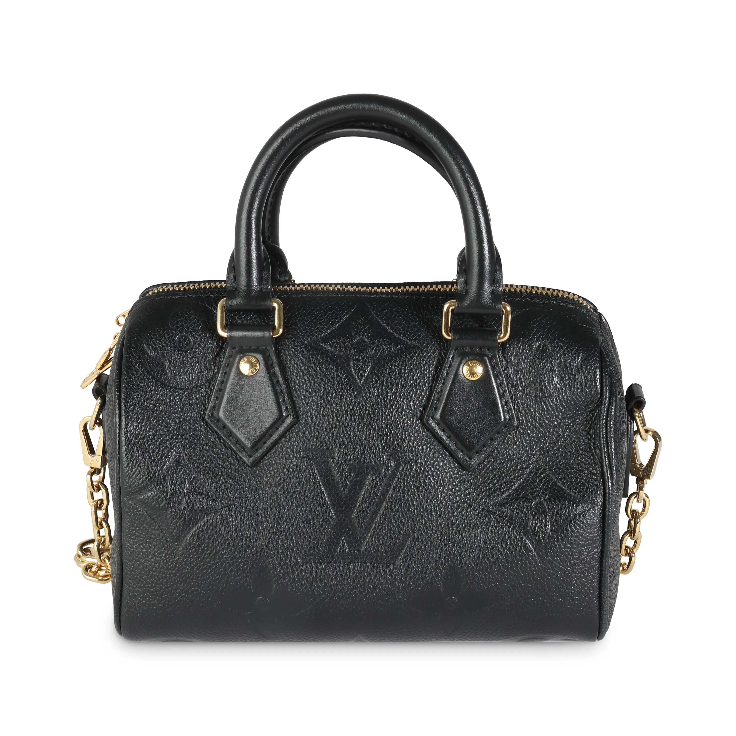 Black Monogram Empreinte Speedy Bandouliere 20