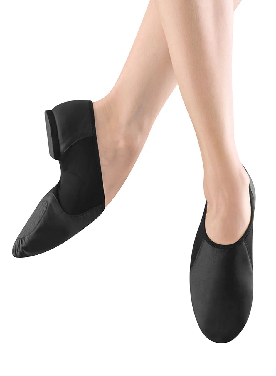 Bloch S0495L Neo Flex Slip on BLACK leather Jazz Shoe