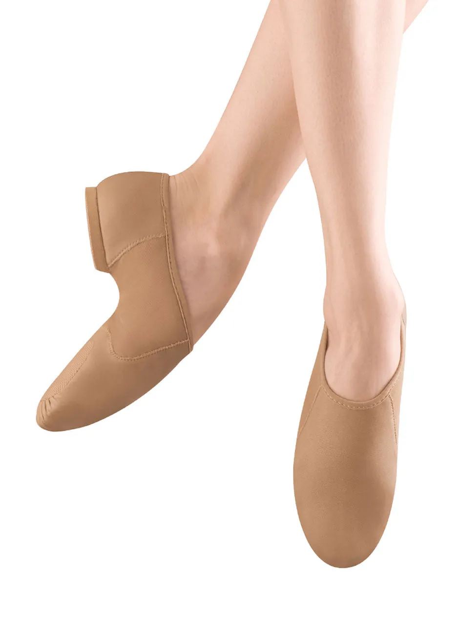 Bloch S0495L Neo Flex Slip on TAN leather Jazz Shoe