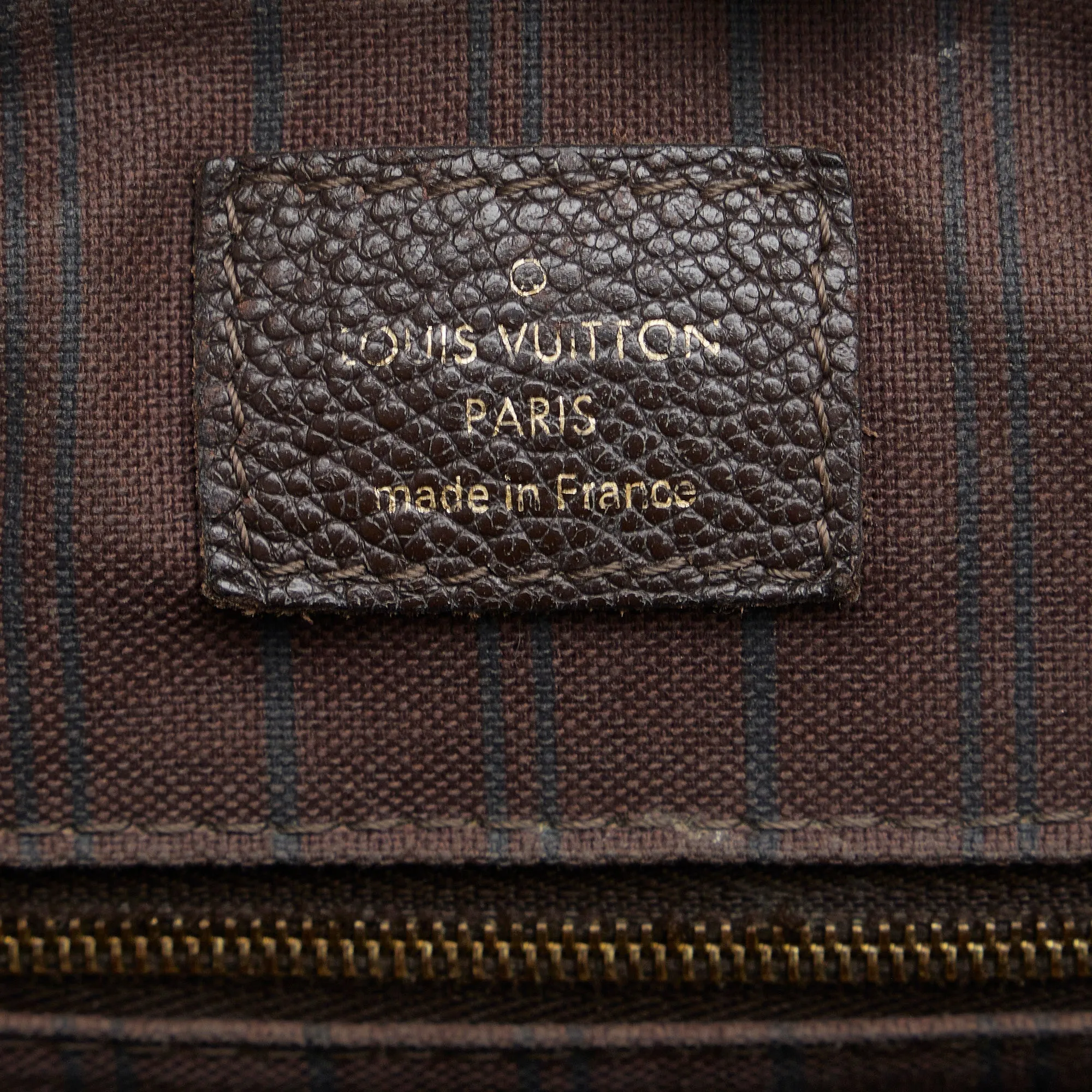 Brown Louis Vuitton Monogram Empreinte Speedy Bandouliere 25 Boston Bag