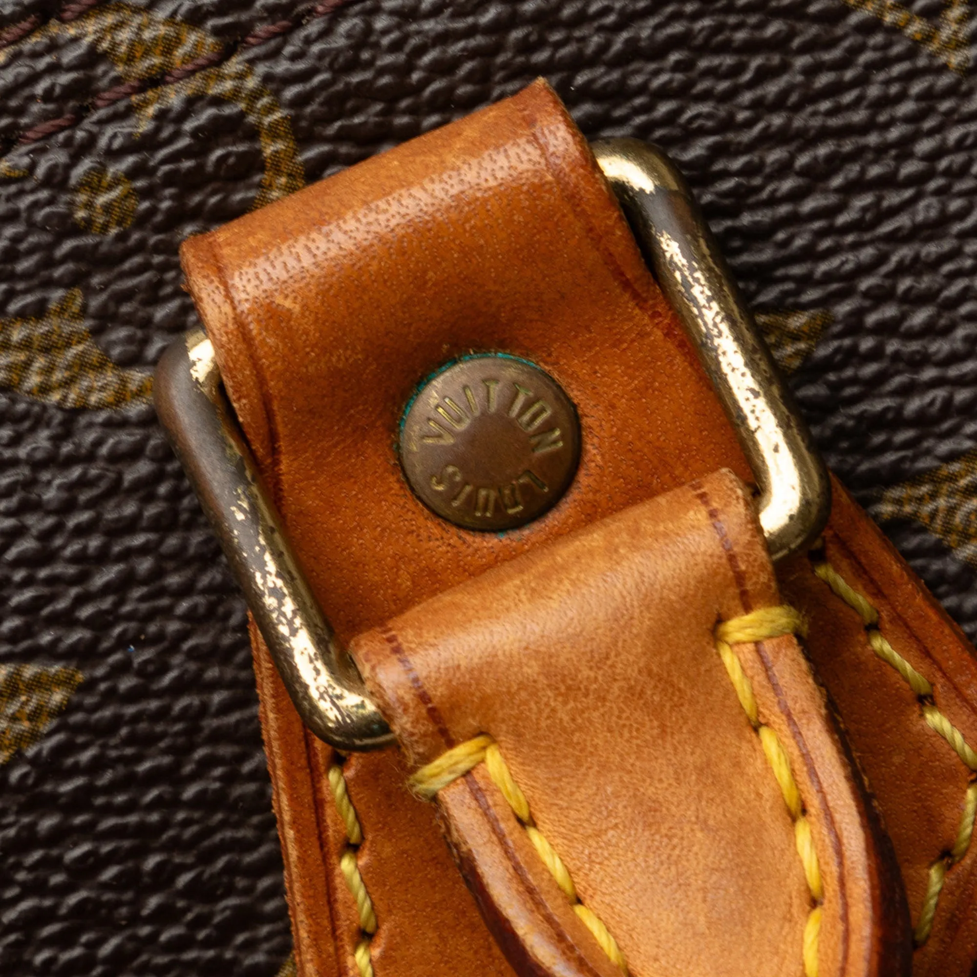 Brown Louis Vuitton Monogram Speedy 25 Boston Bag