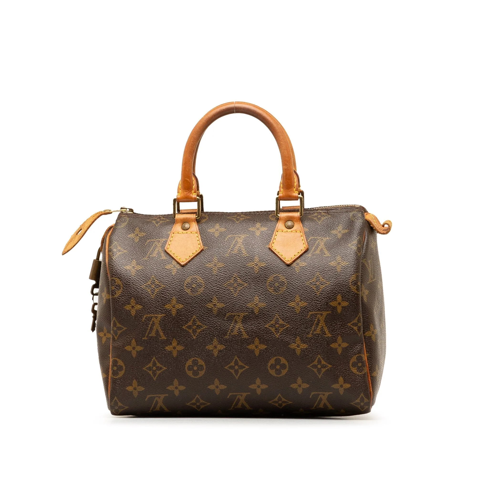 Brown Louis Vuitton Monogram Speedy 25 Boston Bag