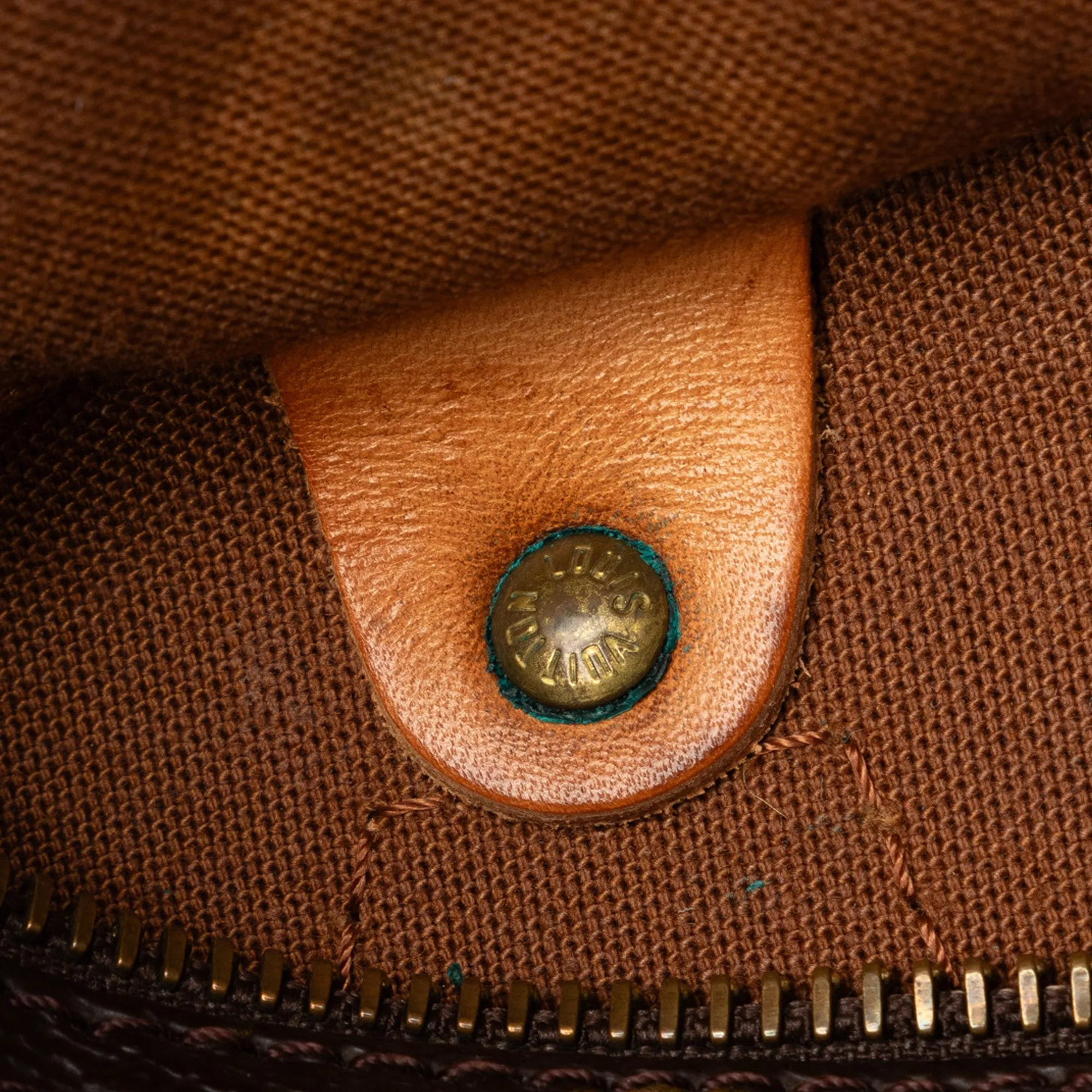Brown Louis Vuitton Monogram Speedy 25 Boston Bag