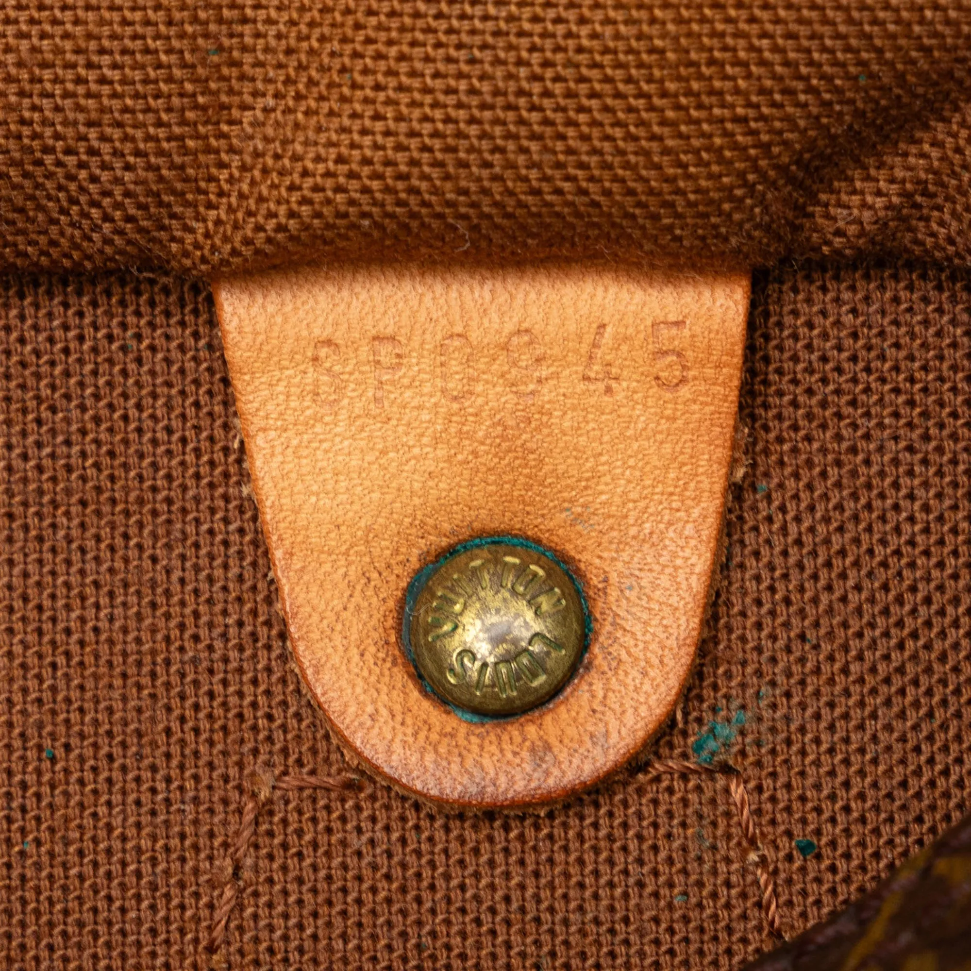Brown Louis Vuitton Monogram Speedy 25 Boston Bag