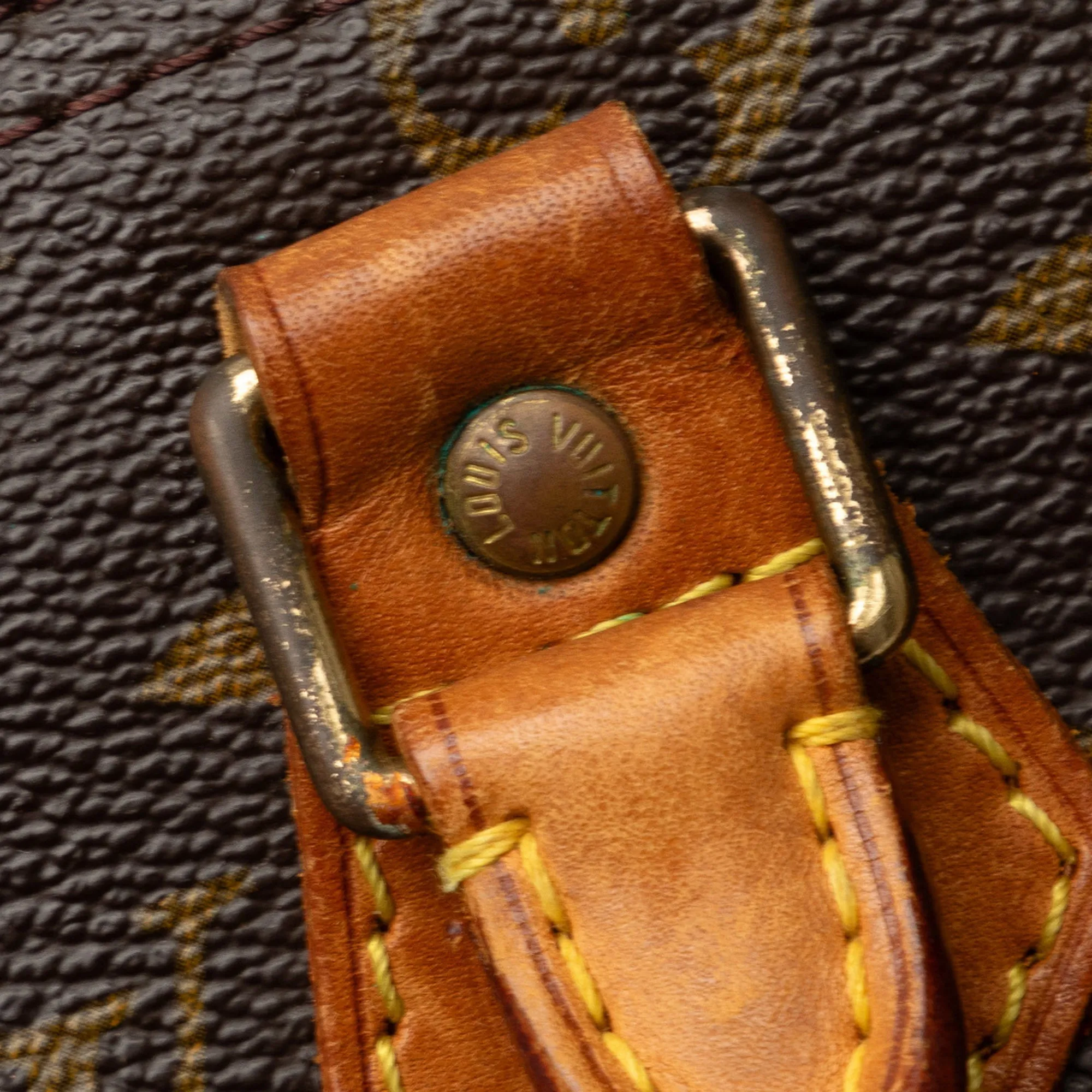 Brown Louis Vuitton Monogram Speedy 25 Boston Bag