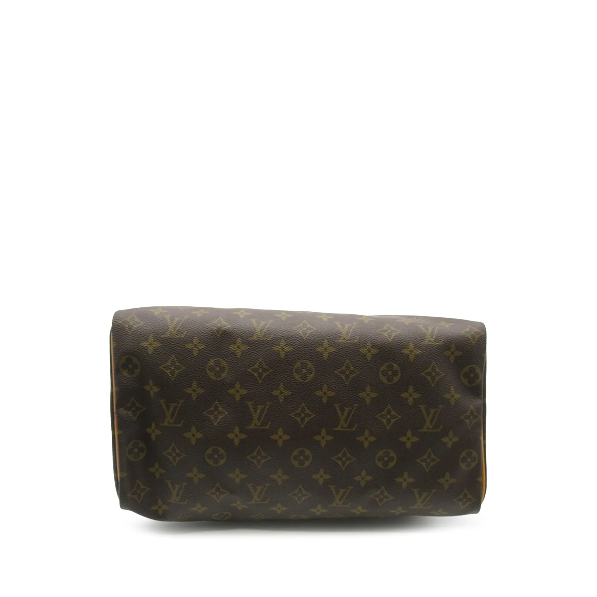 Brown Louis Vuitton Monogram Speedy 35 Boston Bag