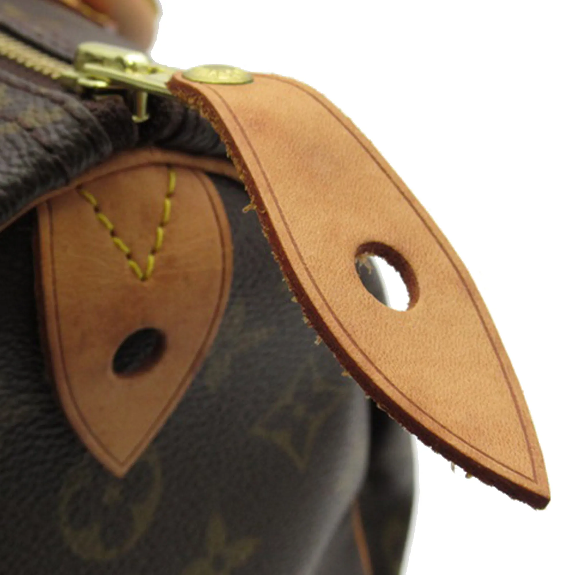 Brown Louis Vuitton Monogram Speedy 35 Boston Bag