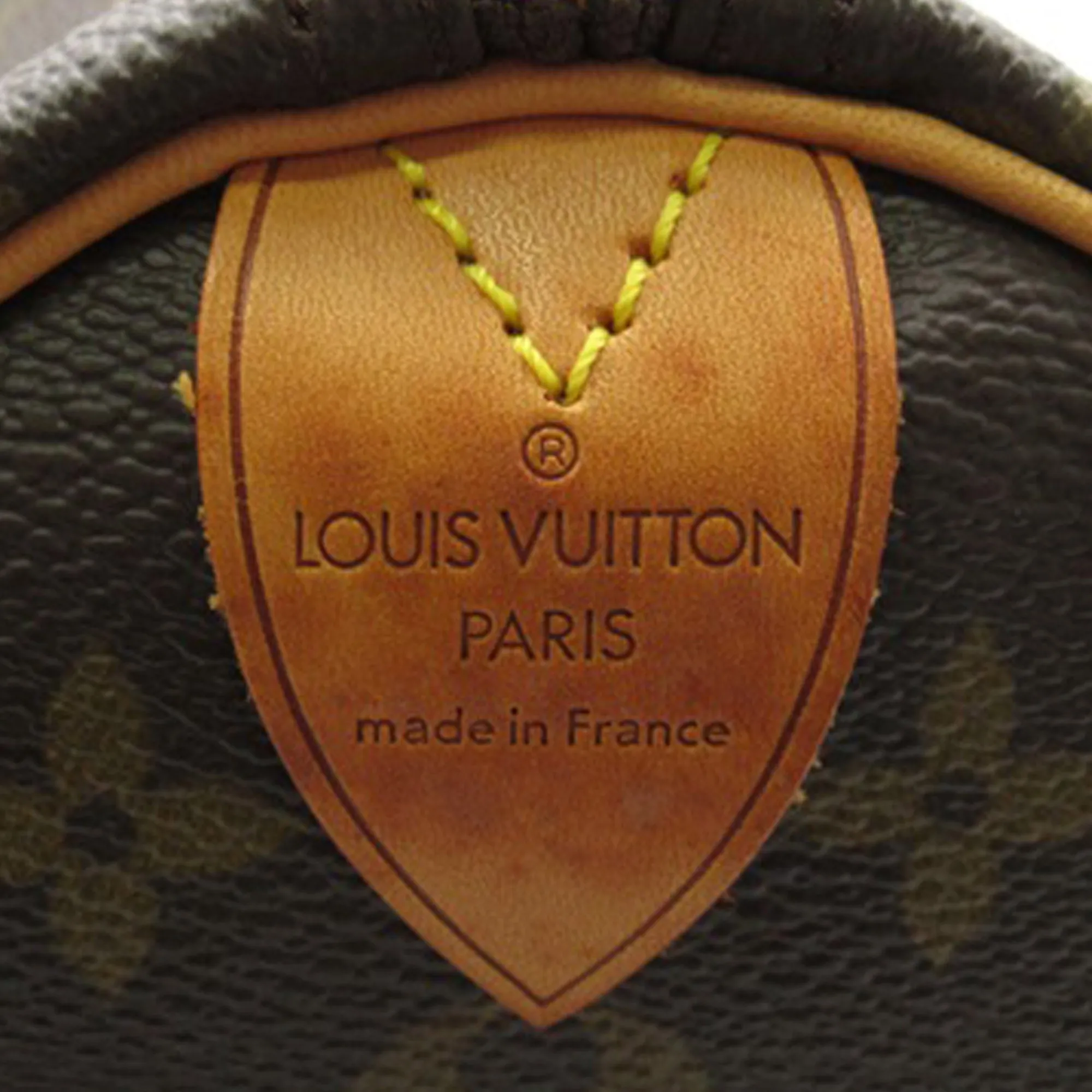 Brown Louis Vuitton Monogram Speedy 35 Boston Bag