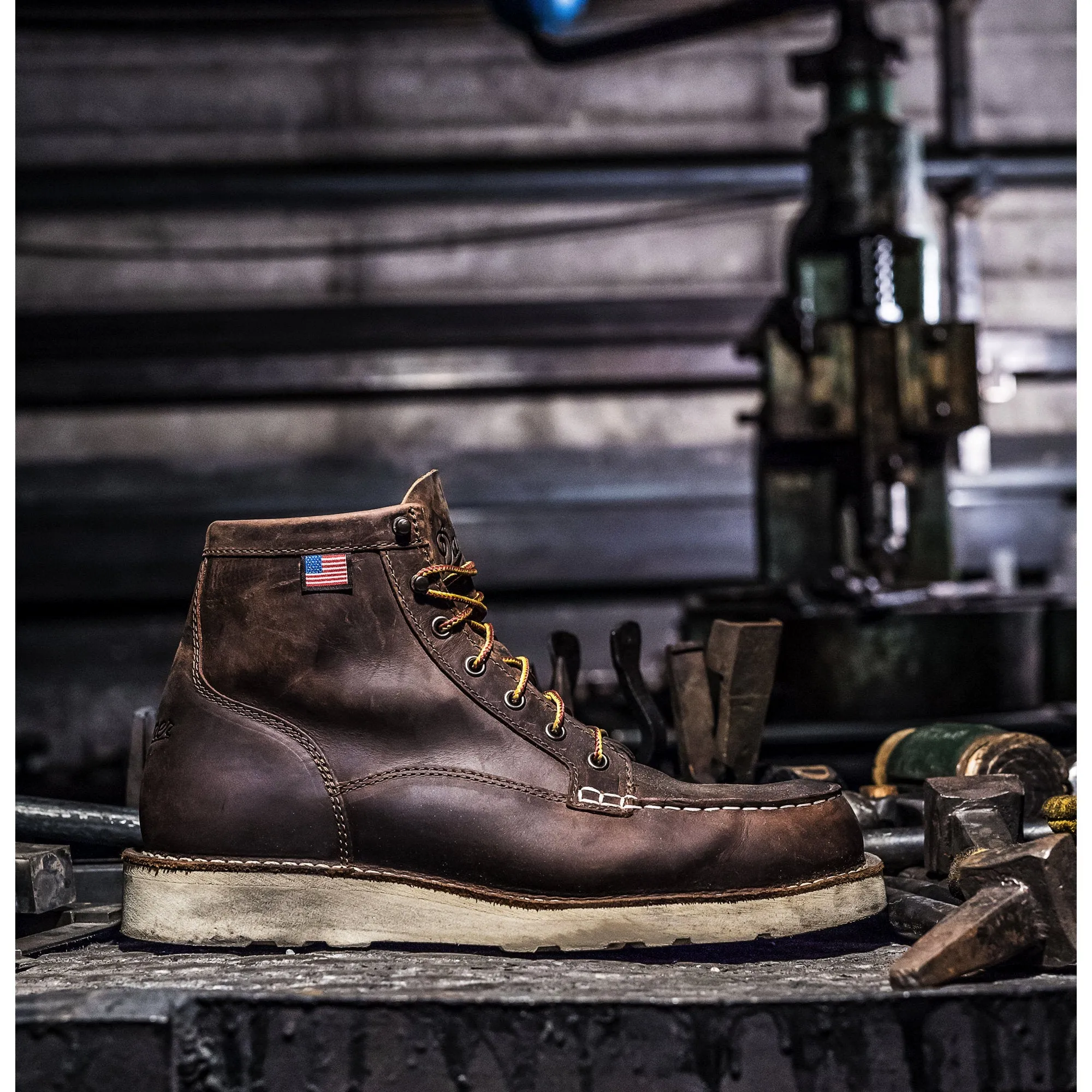 Bull Run Moc Toe 6" Brown
