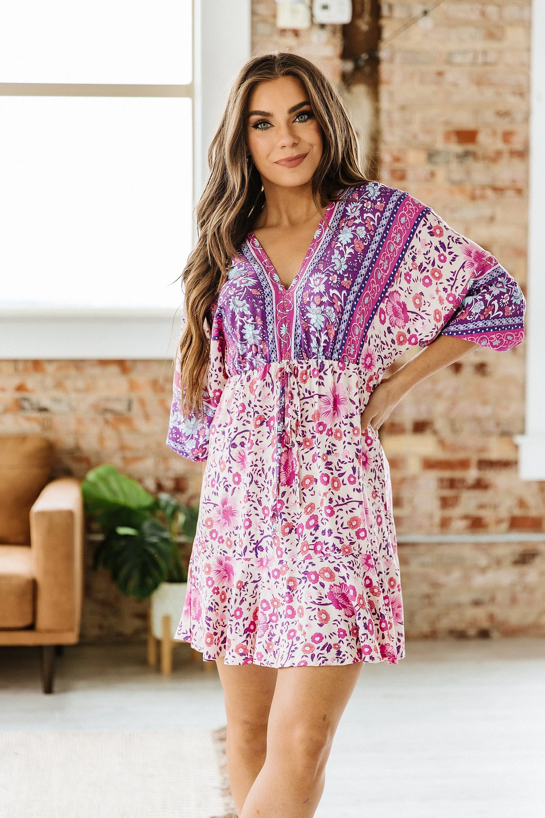 Casual Boho Midi Dress