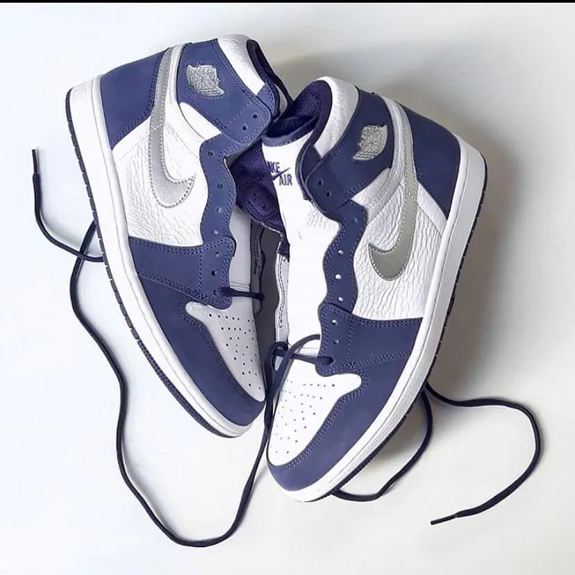 Custom Air Jordan 1 Midnight Navy Sneakers