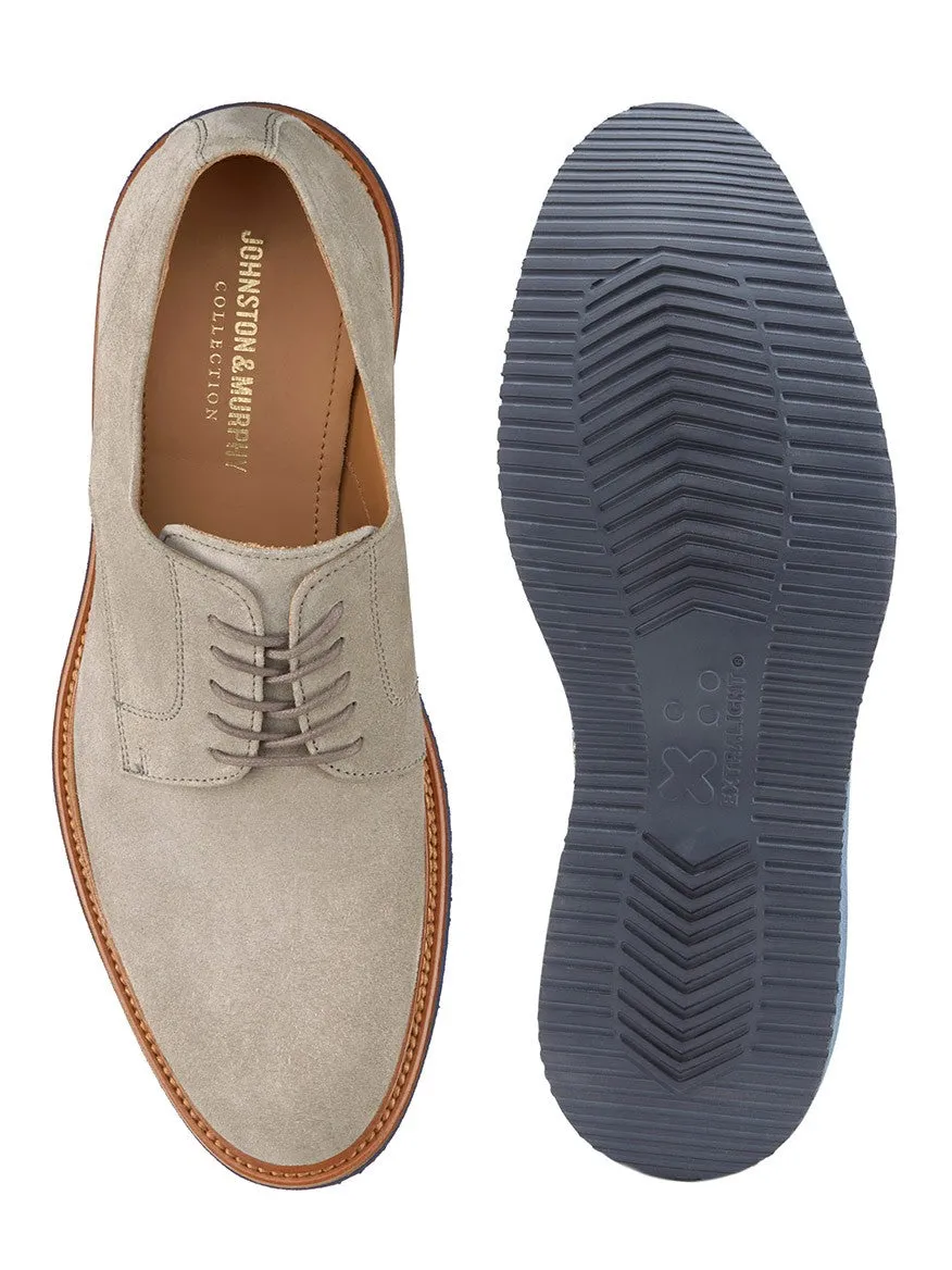 J & M Collection Jameson Plain Toe in Grey Italian Suede