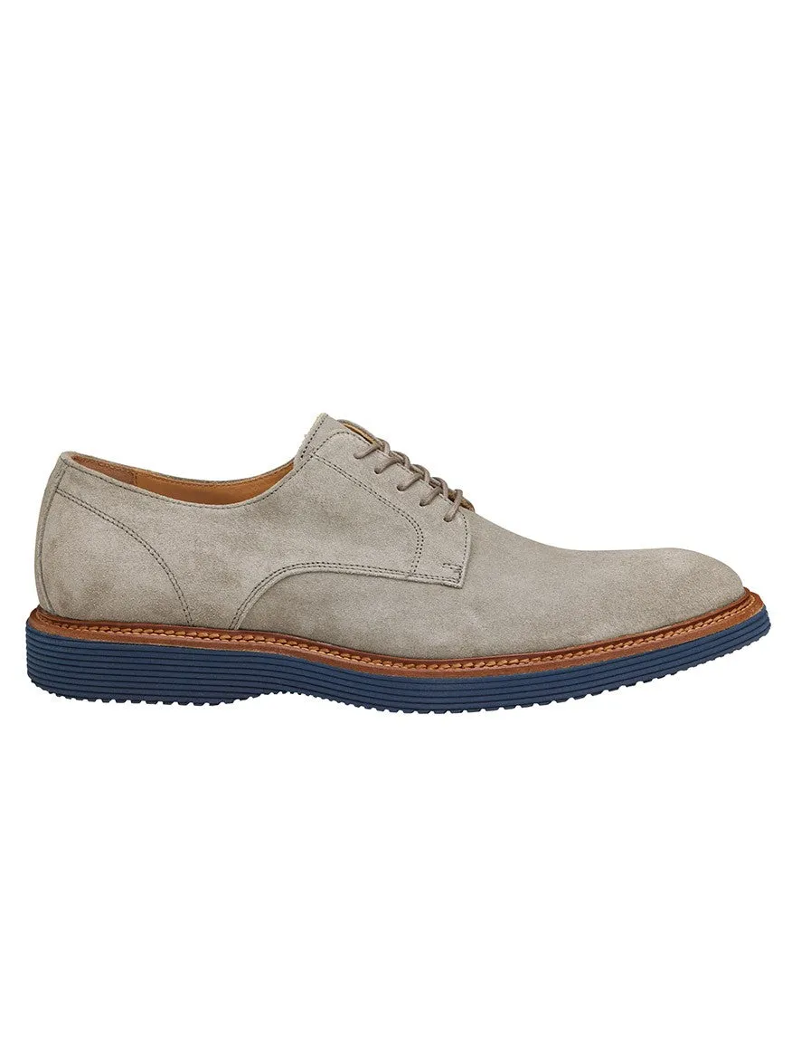 J & M Collection Jameson Plain Toe in Grey Italian Suede