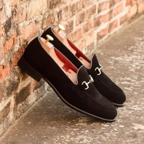 Loafer-Painted Calf, Suede, Grey, Black