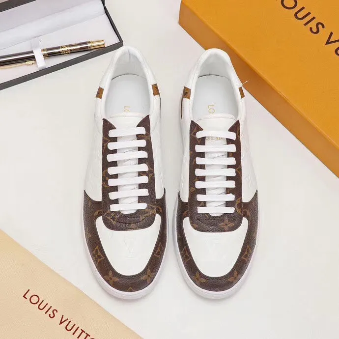 Louis Vuitton Casual Low White Brown Sneaker