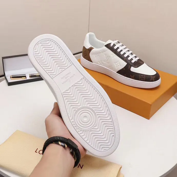 Louis Vuitton Casual Low White Brown Sneaker