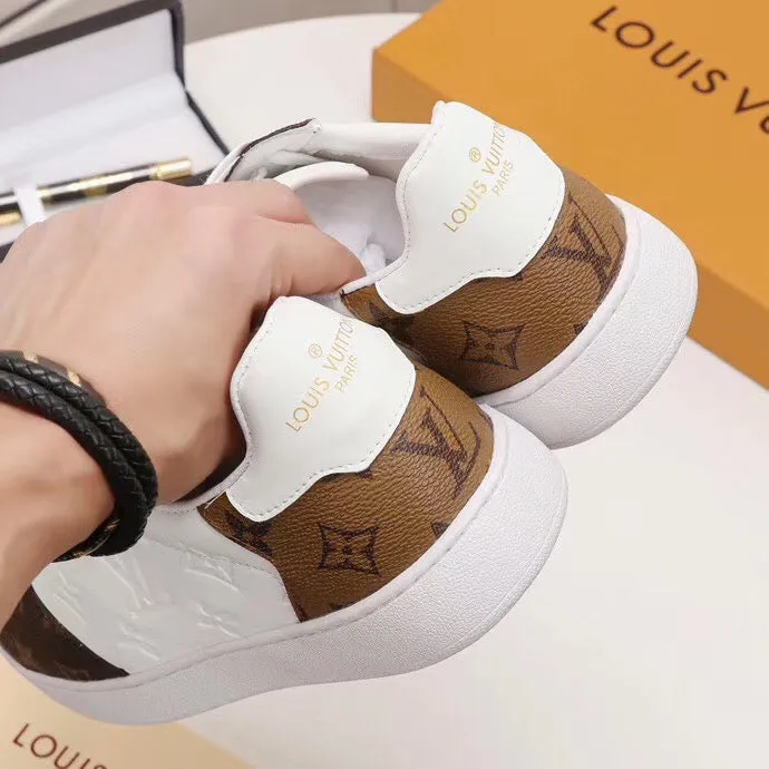 Louis Vuitton Casual Low White Brown Sneaker