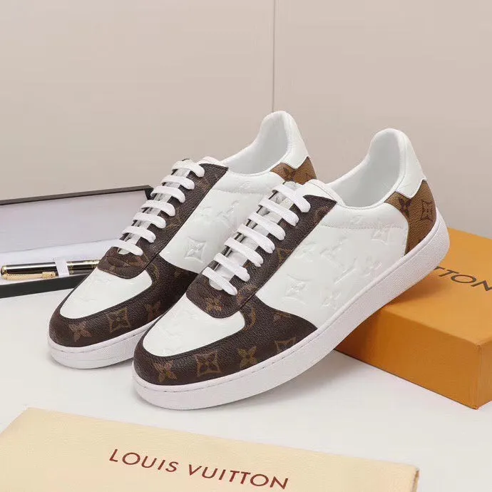 Louis Vuitton Casual Low White Brown Sneaker