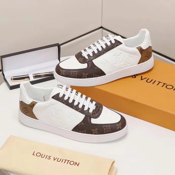 Louis Vuitton Casual Low White Brown Sneaker