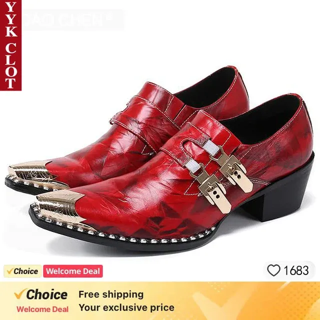Luxury Designer Loafers Black Genuine Leather Men Shoes