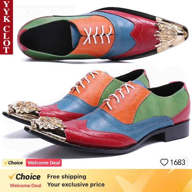 Luxury Designer Loafers Black Genuine Leather Men Shoes