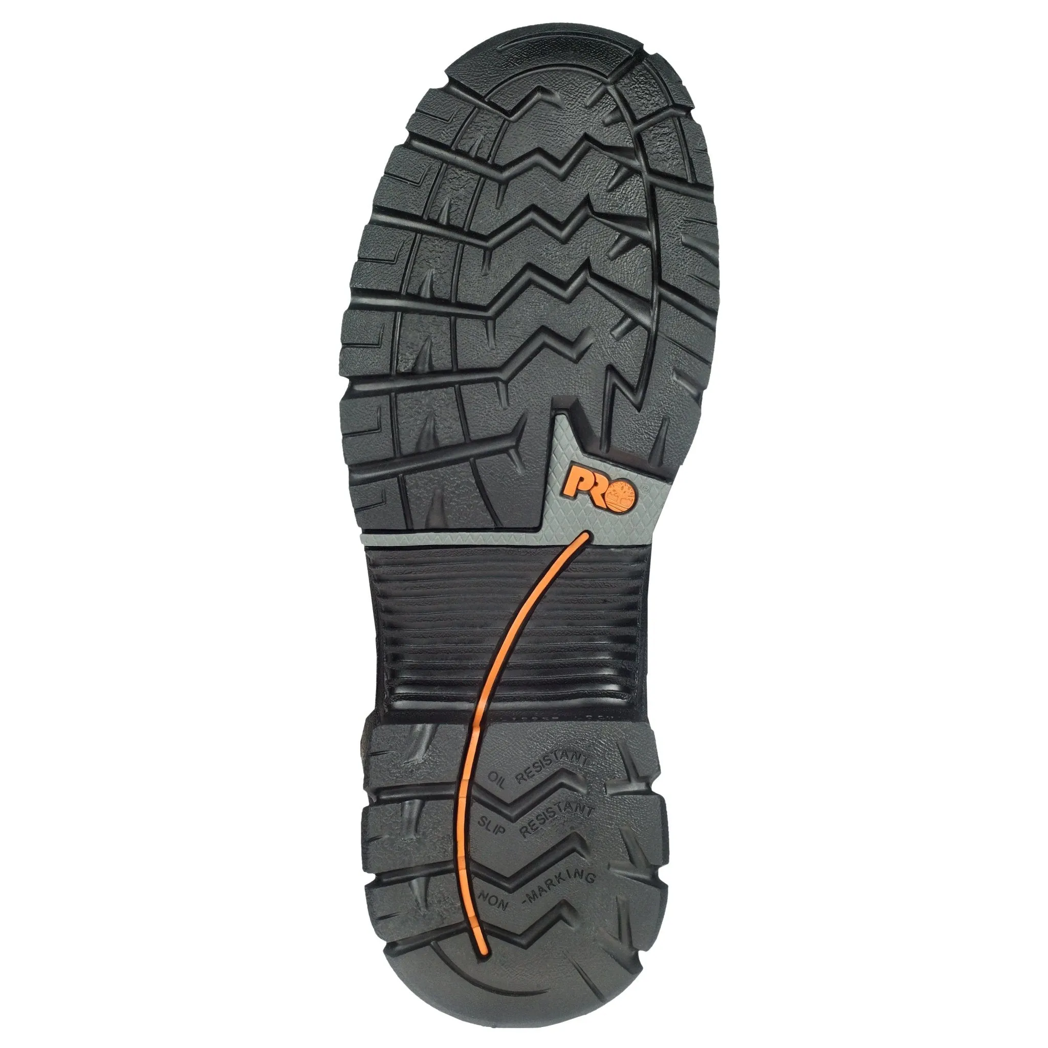 Men's Endurance 8" Steel Toe Waterproof Work Boot - Black