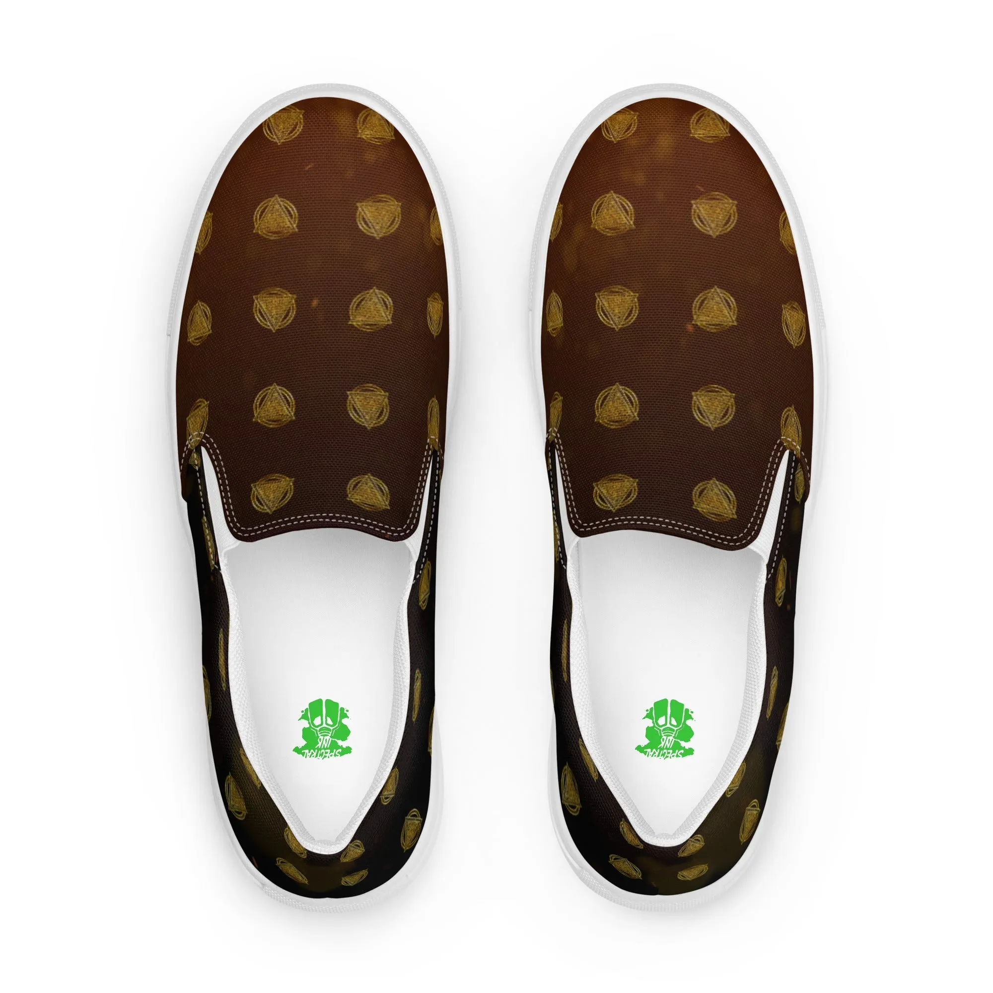 Men’s slip-on canvas shoes | The Last Rite | Logo