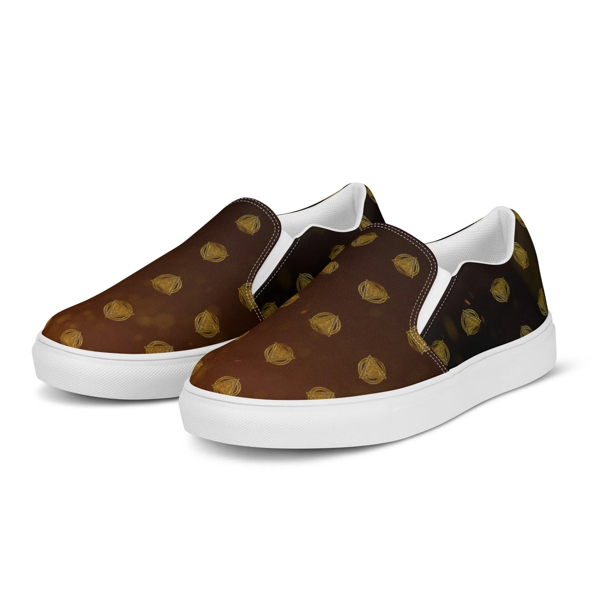 Men’s slip-on canvas shoes | The Last Rite | Logo