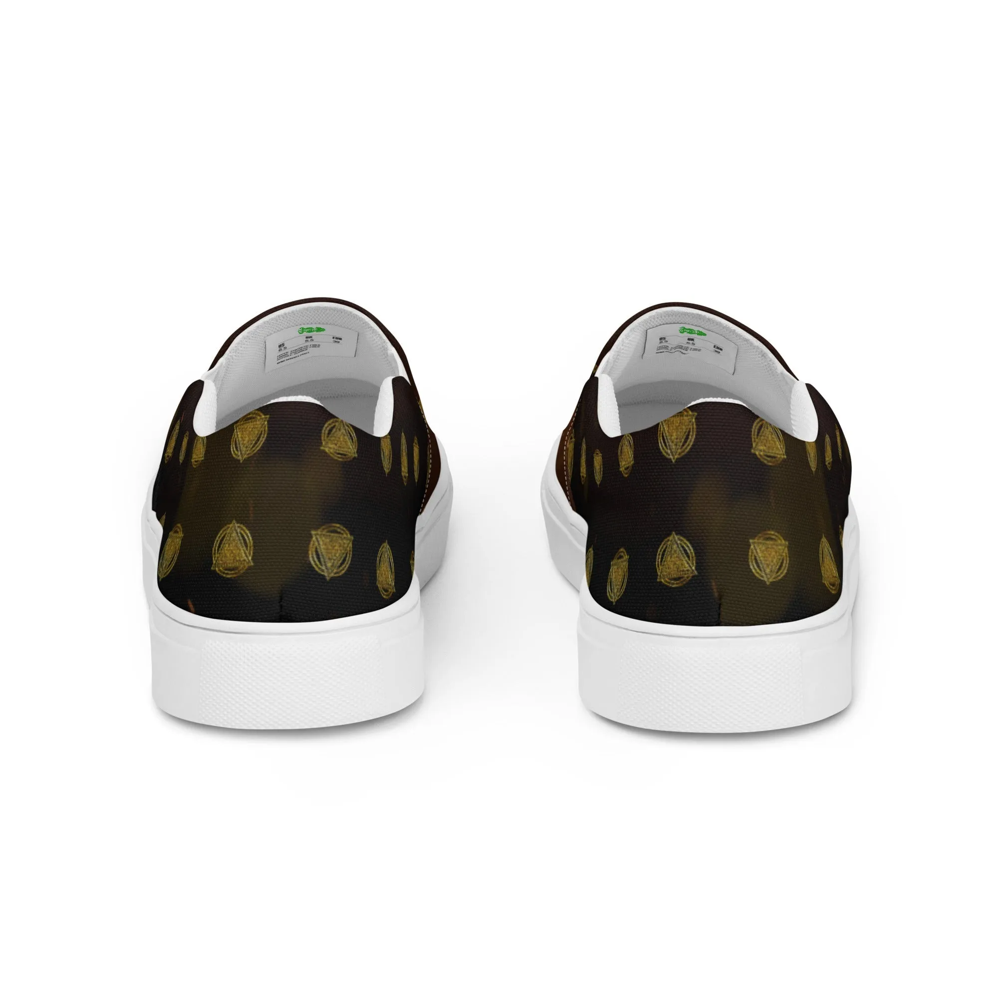 Men’s slip-on canvas shoes | The Last Rite | Logo