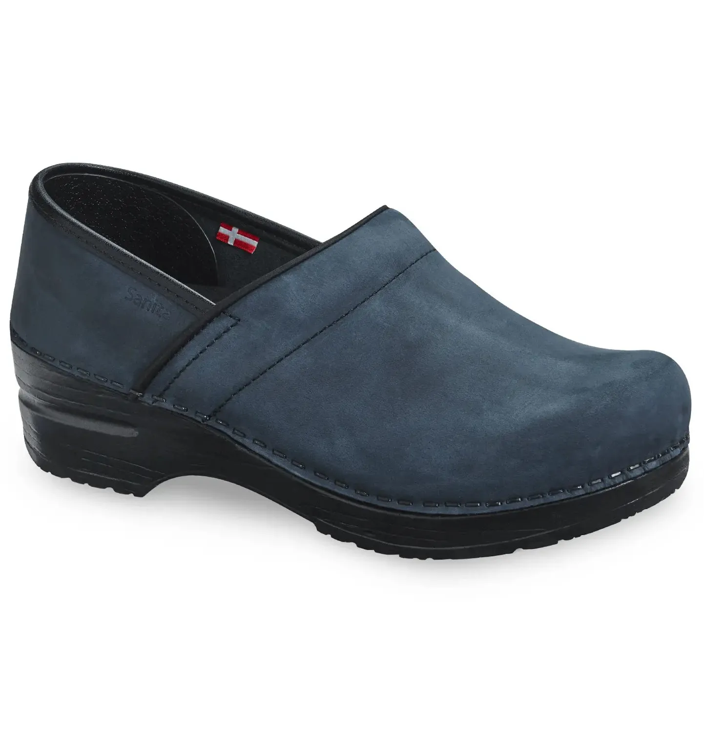 Sanita Pro. Oiled Leather Women's Ink Chef Clog