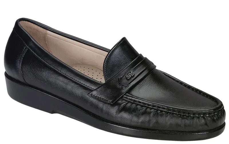 SAS Ace Slip On Loafer Black