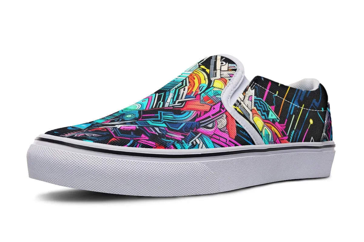 Space Symmetry Slip on Shoes