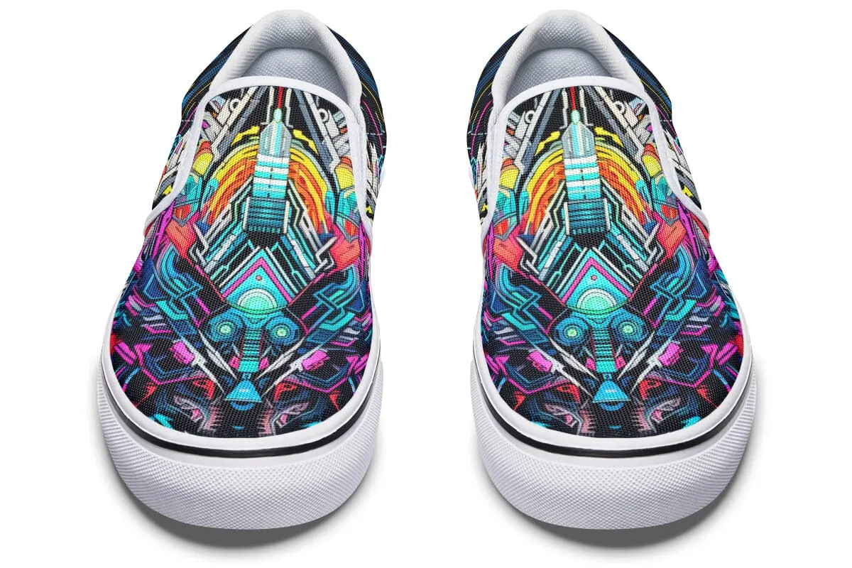 Space Symmetry Slip on Shoes