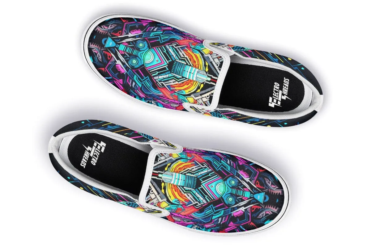 Space Symmetry Slip on Shoes