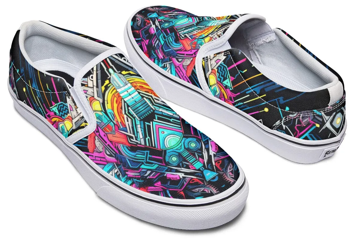 Space Symmetry Slip on Shoes