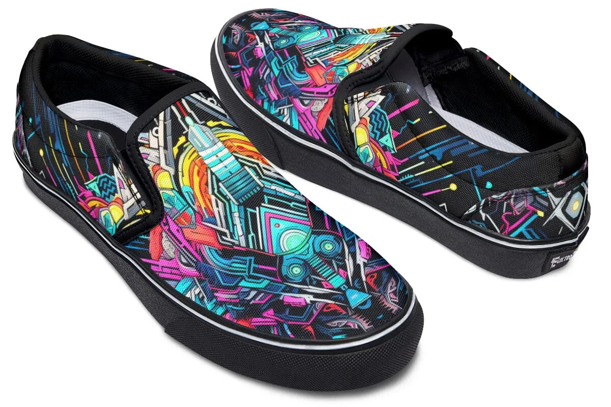 Space Symmetry Slip on Shoes