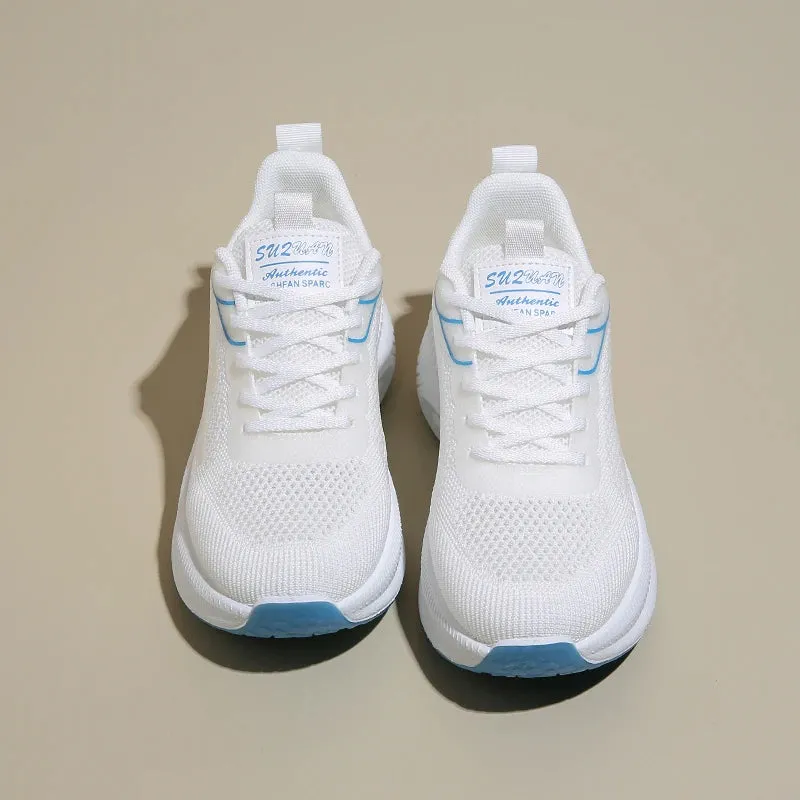 Women Running Shoes Breathable Casual Shoes Outdoor Light Weight White Tenis Sports Shoes Casual Walking Sneakers for Women